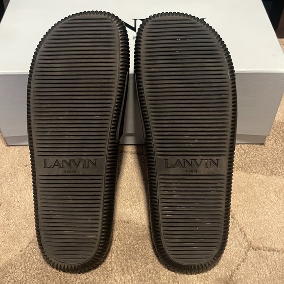 LANVIN Men's Arpege Slide Sandals - Picture 7 of 12